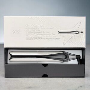 GHD Chronos Max 2" Wide Plate Flat Iron Hair Straightener White Styler
